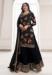 Picture of Ravishing Chiffon Black Straight Cut Salwar Kameez