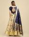 Picture of Fine Silk Dark Slate Blue Lehenga Choli