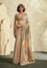 Picture of Graceful Chiffon Dark Khaki Saree