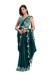 Picture of Resplendent Crepe & Satin & Silk Olive Saree