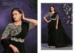 Picture of Well Formed Crepe & Satin & Silk Black Saree