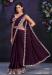 Picture of Resplendent Crepe & Satin & Silk Purple Saree