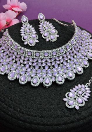 Picture of Wonderful Plum Necklace Set