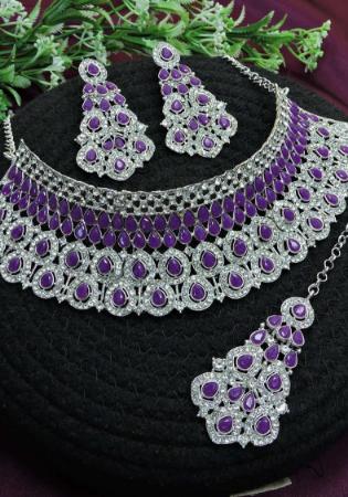 Picture of Bewitching Purple Necklace Set