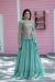 Picture of Statuesque Georgette Cadet Blue Lehenga Choli