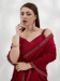 Picture of Grand Chiffon & Georgette Maroon Saree