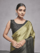 Picture of Fascinating Chiffon & Georgette Dark Khaki Saree