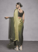 Picture of Fascinating Chiffon & Georgette Dark Khaki Saree