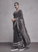 Picture of Pretty Chiffon & Georgette Black Saree