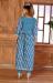 Picture of Excellent Cotton Steel Blue Kurtis & Tunic