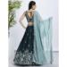 Picture of Pretty Silk Midnight Blue Lehenga Choli