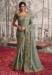 Picture of Magnificent Georgette Dark Sea Green Saree