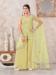 Picture of Ideal Georgette Burly Wood Readymade Salwar Kameez