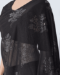 Picture of Gorgeous Chiffon & Georgette Black Saree