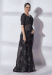 Picture of Gorgeous Chiffon & Georgette Black Saree