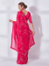 Picture of Pretty Chiffon & Georgette Pink Saree