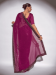 Picture of Admirable Georgette Purple Saree