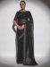 Picture of Amazing Georgette Black Saree