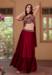 Picture of Magnificent Georgette Maroon Readymade Lehenga Choli