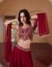 Picture of Magnificent Georgette Maroon Readymade Lehenga Choli