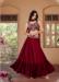 Picture of Magnificent Georgette Maroon Readymade Lehenga Choli