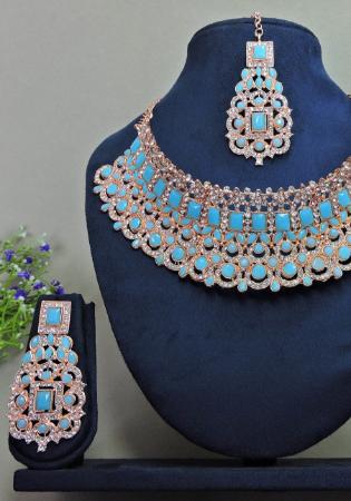 Picture of Shapely Royal Blue Necklace Set