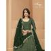 Picture of Georgette Dark Slate Grey Straight Cut Salwar Kameez