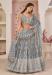 Picture of Resplendent Crepe & Net Grey Lehenga Choli