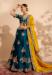 Picture of Organza Midnight Blue Readymade Lehenga Choli