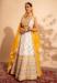 Picture of Enticing Organza Ghost White Readymade Lehenga Choli