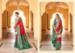 Picture of Enticing Silk Crimson & Sea Green Saree