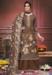 Picture of Chiffon Rosy Brown Straight Cut Salwar Kameez