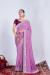 Picture of Grand Georgette Pale Violet Red Saree