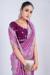 Picture of Grand Georgette Pale Violet Red Saree