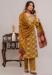 Picture of Rayon & Cotton Dark Golden Rod Readymade Salwar Kameez