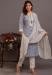 Picture of Rayon & Cotton Slate Grey Readymade Salwar Kameez