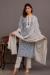 Picture of Rayon & Cotton Slate Grey Readymade Salwar Kameez