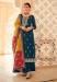 Picture of Chiffon Midnight Blue Straight Cut Salwar Kameez