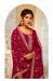 Picture of Georgette Dark Red Straight Cut Salwar Kameez