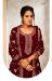 Picture of Fascinating Georgette Maroon Straight Cut Salwar Kameez