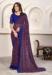 Picture of Fascinating Georgette Dark Slate Blue Saree