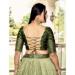 Picture of Statuesque Chiffon Dark Olive Green Lehenga Choli