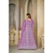 Picture of Fine Net Pale Violet Red Anarkali Salwar Kameez