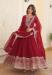 Picture of Pretty Georgette Maroon Readymade Gown