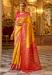 Picture of Pleasing Silk Dark Golden Rod Saree