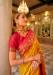 Picture of Pleasing Silk Dark Golden Rod Saree