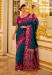 Picture of Marvelous Silk Teal Saree