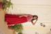 Picture of Exquisite Georgette Fire Brick Readymade Gown