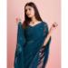 Picture of Fine Georgette Midnight Blue Saree