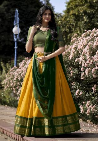 Picture of Delightful Georgette Sandy Brown Lehenga Choli